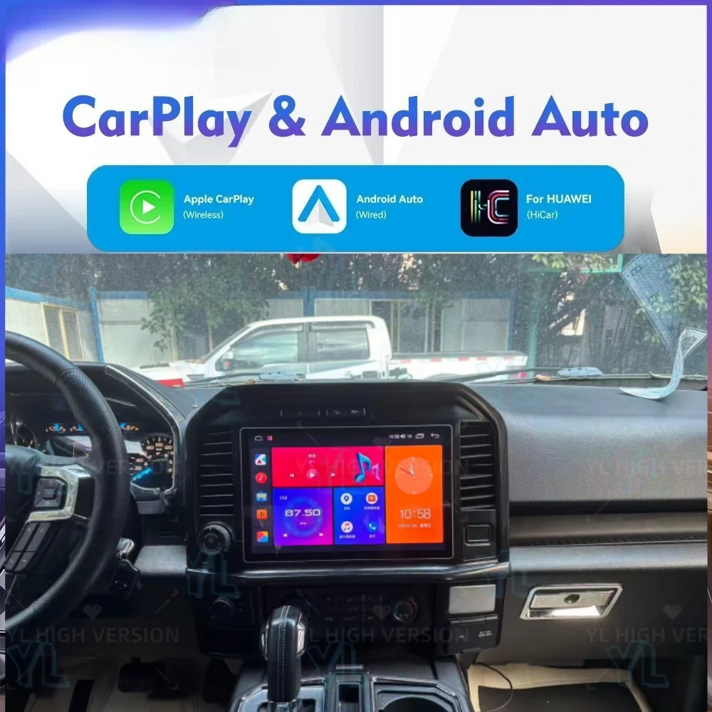 13 “ Android 14 Smart HD Screen For Ford F150 2015~2020 Android Auto Multimedia GPS Navig Carplay IPS Car Accessories Head Unit