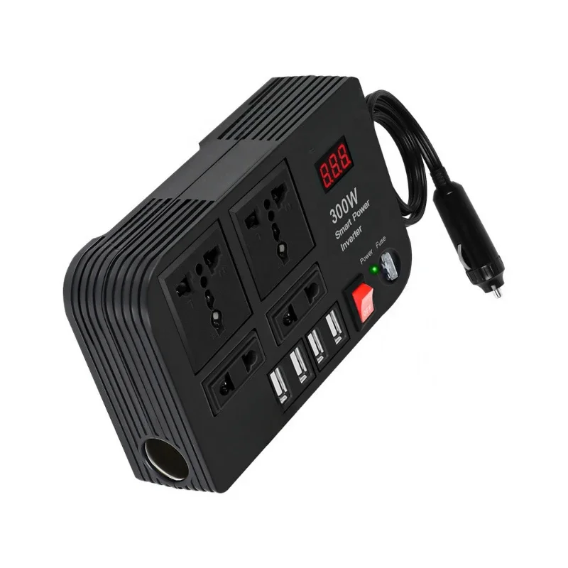 Foreign Trade Automobile 12V300W Car Inverter AC220V Power Converter Car Electrical Inverter Transformer