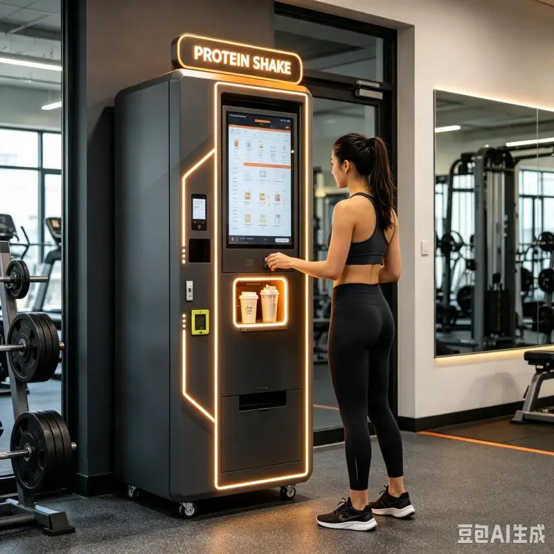 Automatic Protein Shake Vending Machine Customized Intelligent Beverage Solution Fitness Center Sports Nutrition Machine