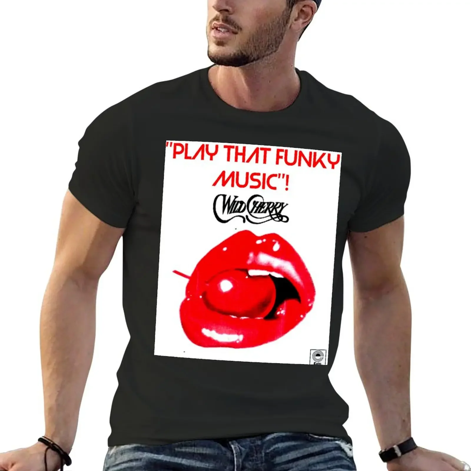 

WILD CHERRY PLAY THAT FUNKY MUSIC T-Shirt funnys graphic tee shirt anime clothes cheap stuff mens graphic t-shirts pack