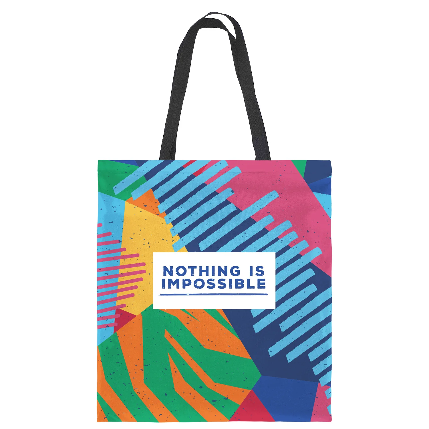 

Graffiti Advertisement Bag Gift Handbag Fashion Handbag Large Capacity Shopping Totes Ladies Shopping Bag Can Be Personailzed