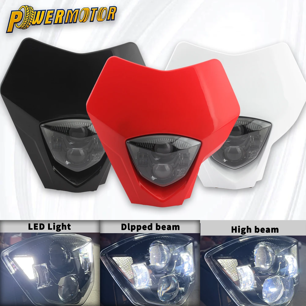 

Motocross LED Headlight for Gas Gas LED EC250 250F 300F EX 300 350F 450F MC 450 2021 2022 2023 Dirt Bike Headlamp Modified Parts