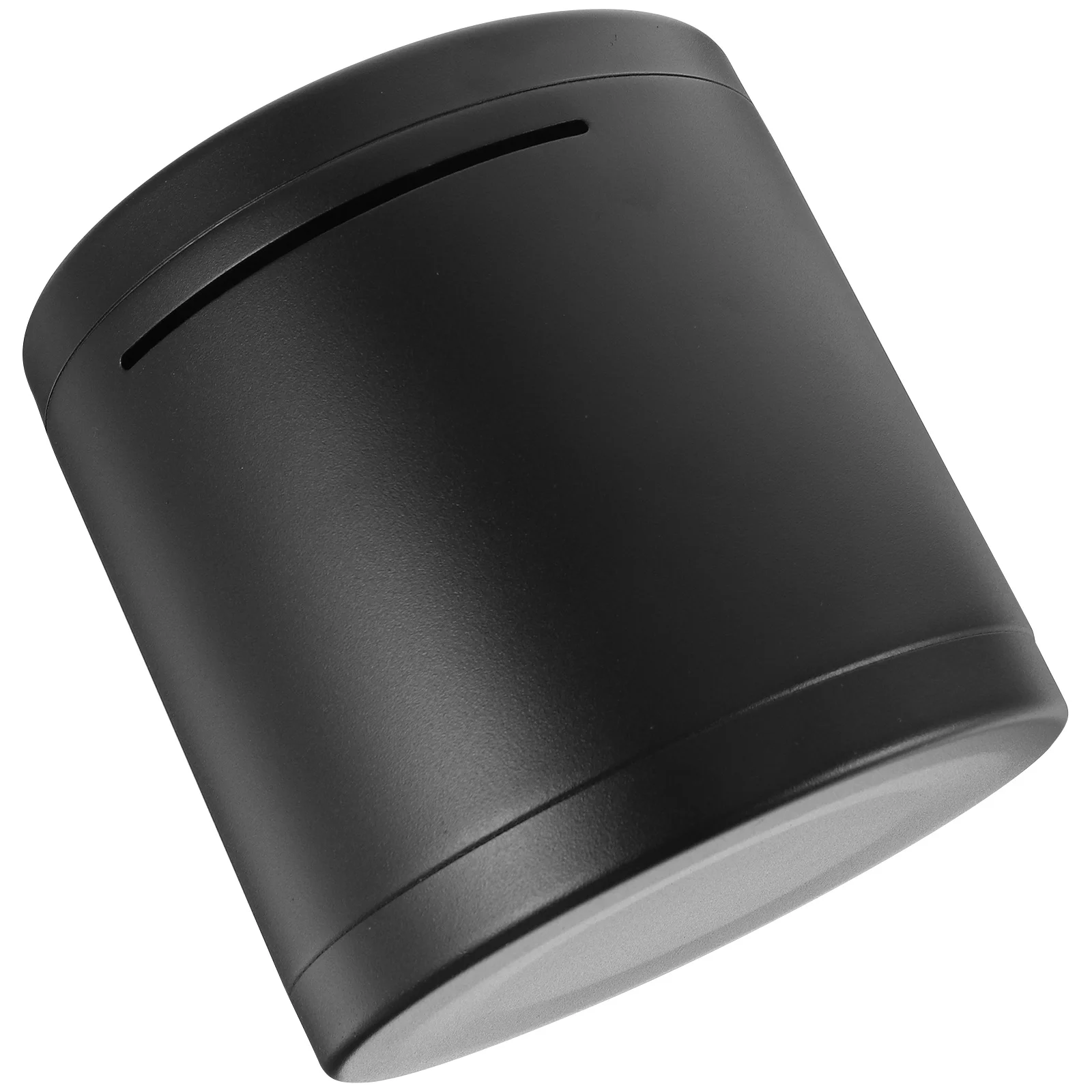 الفولاذ المقاوم للصدأ جولة أصبع البنك للبالغين قوي عملة تخزين جرة توفير المال وعاء صندوق توفير الطوارئ سطح المكتب المنزل