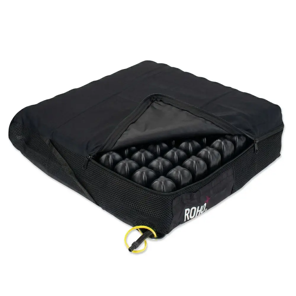 

High Profile Wheelchair Cushion 22 x 1617 with Pump amp Cover, Adjustable Air Cushion for Wheelchair Seating, Inflatable Pressu