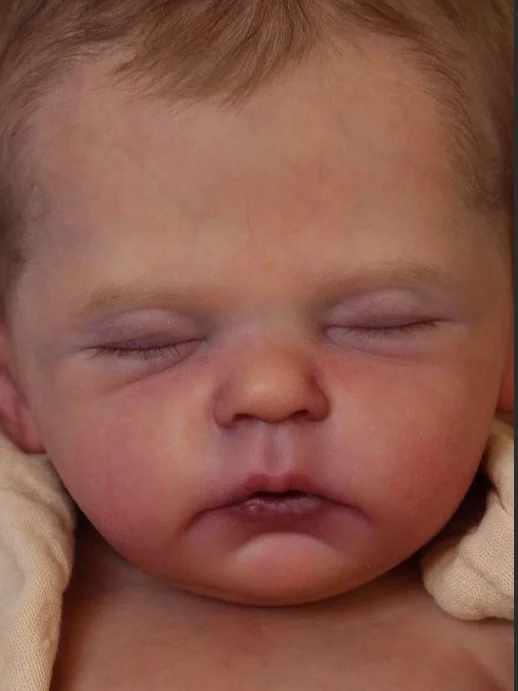 Npk 21'' feito à mão de alta qualidade inacabado sem pintura diy kit reborn alix peças de boneca diy com corpo de pano