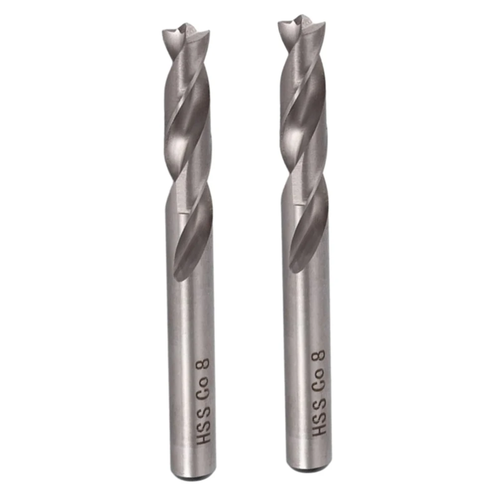 

2pcs Drill Bit Drill Bit 8mm/0.31in Easy To Carry HSS Co Spot Weld Cutter Spot Welding Removing For Car Maintenance