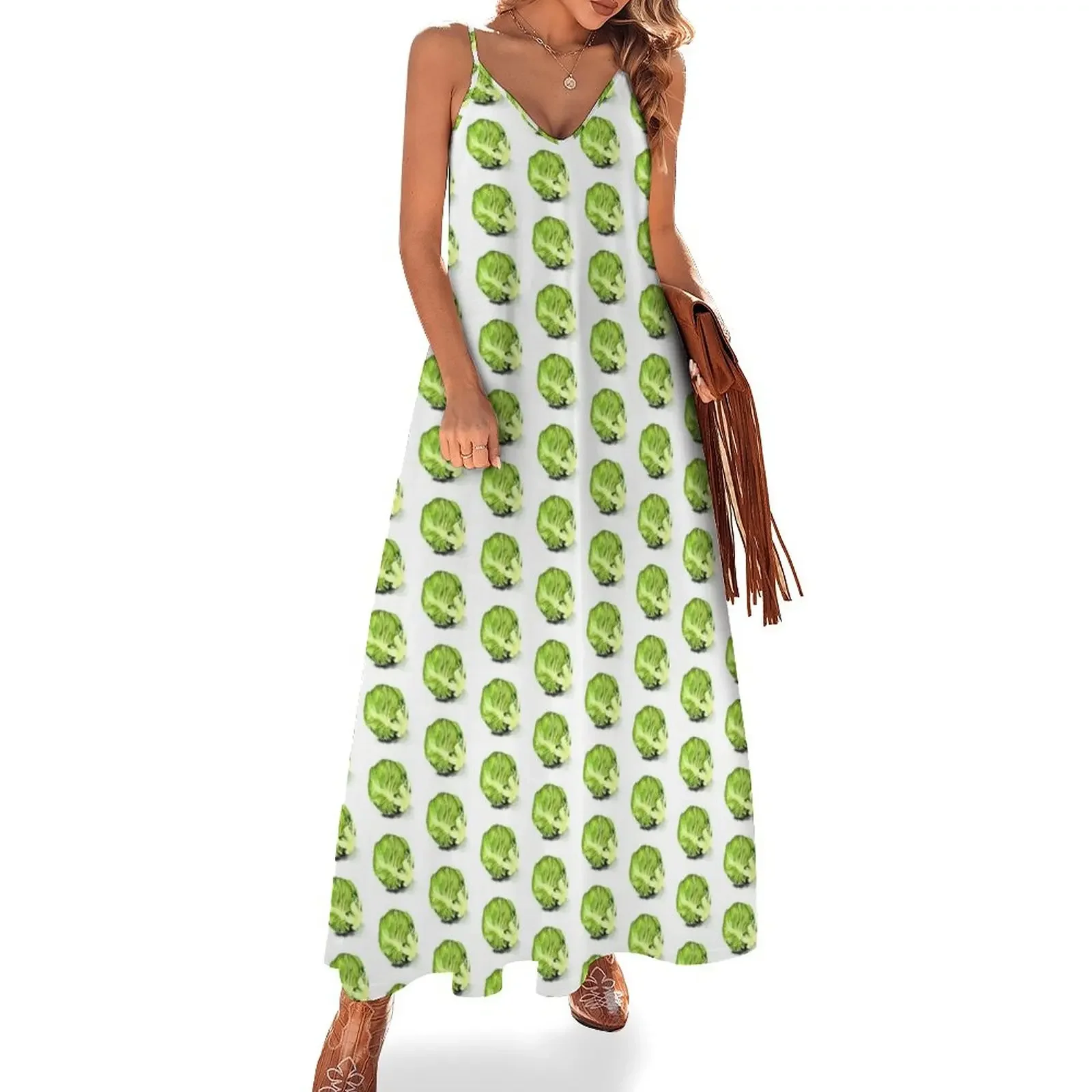 Its Just a Sprout! Sleeveless Dress Prom gown long dress women summer Party dresses