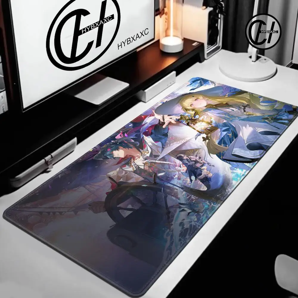 Wuthering Waves Mouse Pad Laptop Desk Mouse Mat PC Anime Man Brant Keyboard Pad Computer Gaming Accessories Mousepad Table Mat