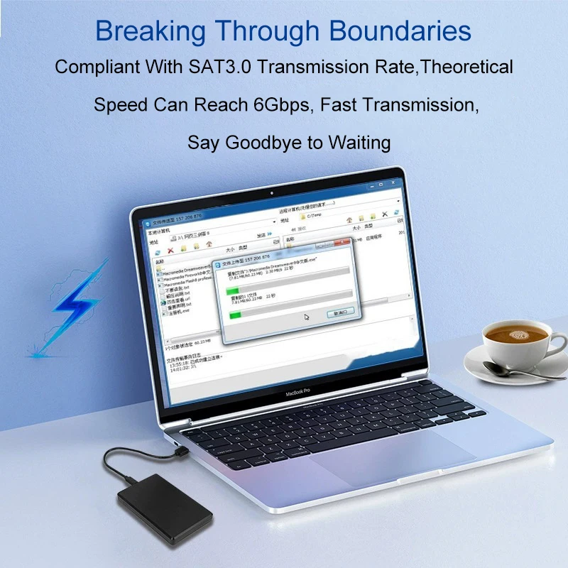 UTHAI 2.5 inch Portable Hard Drive Box USB 3.1 Type C Serial Port SATA Notebook Solid State Drive Box Without Screws