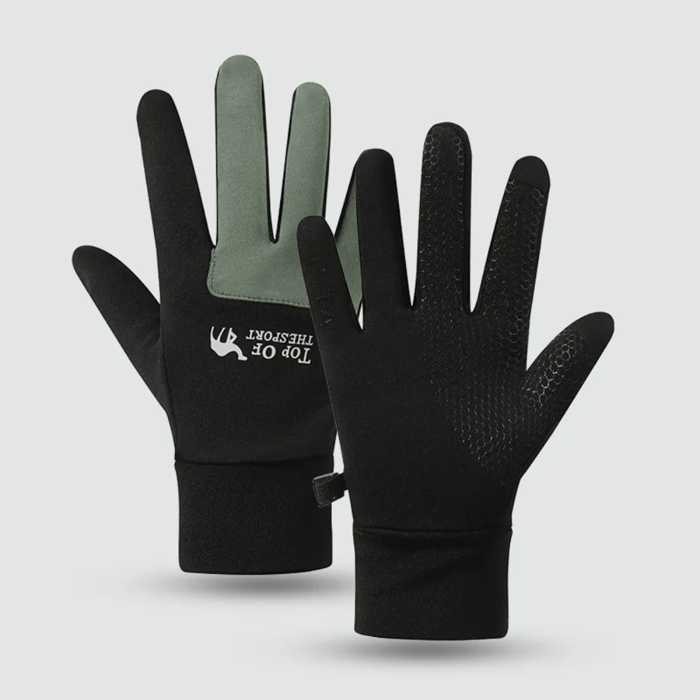 

Sports Touchscreen Full Finger Gloves Thickened Driving Men Cycling Gloves Anti Lost Warm Mittens Winter/ Autumn