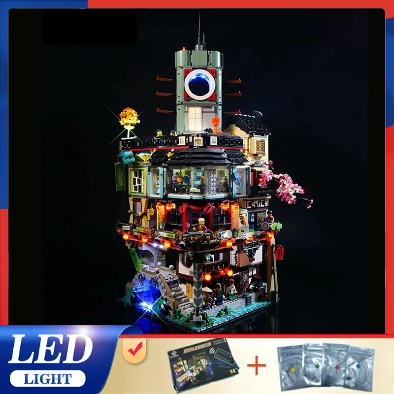 Diy LED Light Kit For LEGO 70620 City (Only LED Light,Without Blocks Model )