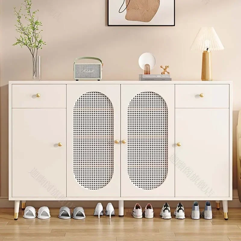 

Wood Nordic Shoe Cabinet Luxury Space Saving Living Room Shoe Rack Home Organization Gabinetes De Sapatos Hallway Furniture