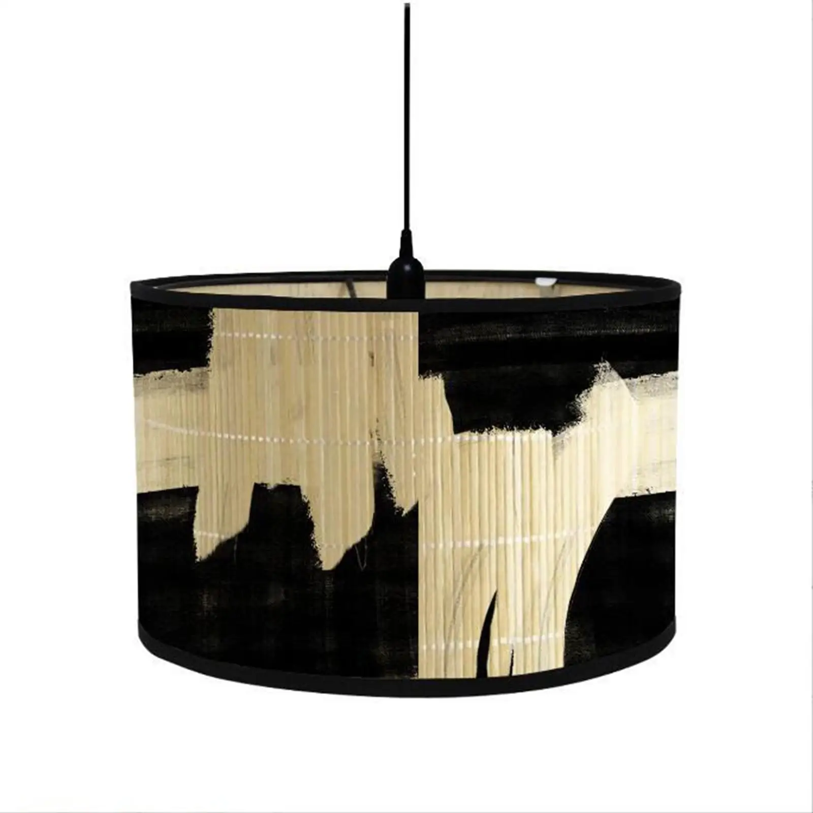 Drum Lampshade Lighting Fixtures Cover Japanese for Study Home Dining Room