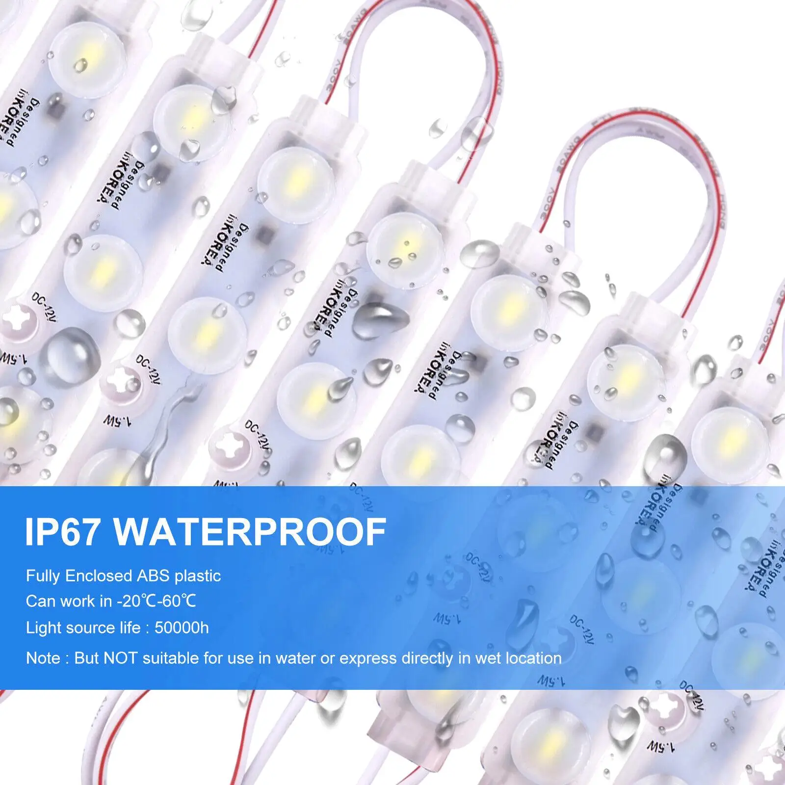 Wodoodporna lampa modułowa 5730 SMD 3 12 V do wyświetlania znaków okiennych w sklepie