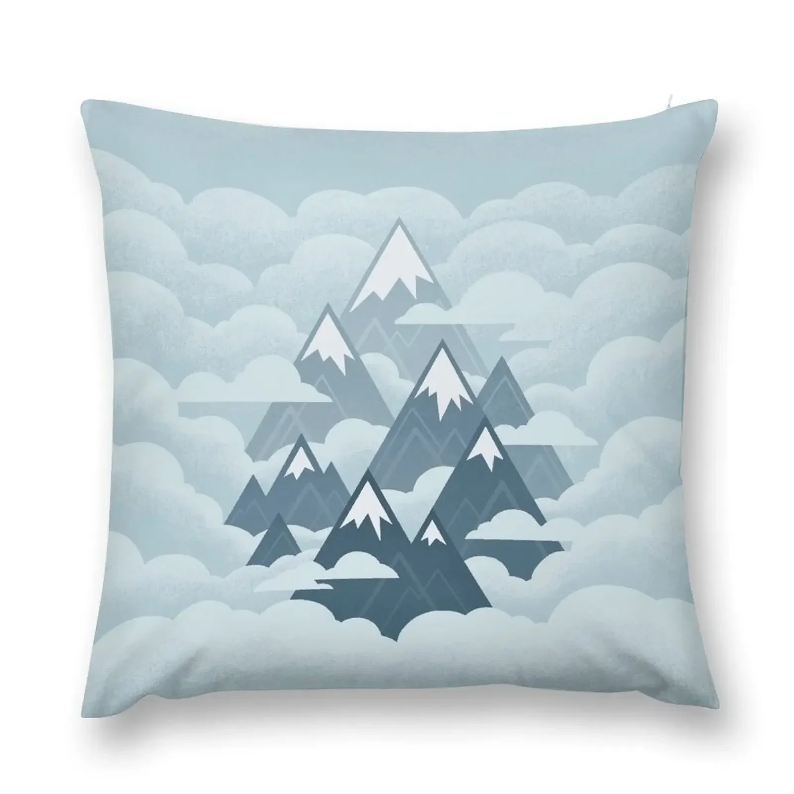 

Misty Mountains : Gray Throw Pillow ornamental pillows Pillowcase Cushion Cushion Cover Set Christmas Covers pillow