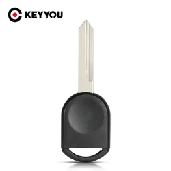 KEYYOU Transponder Key Shell Car Key Blanks Case For Ford C-Max F350 Escape Fiesta F150 Mustang FO38R Blank Key Blade