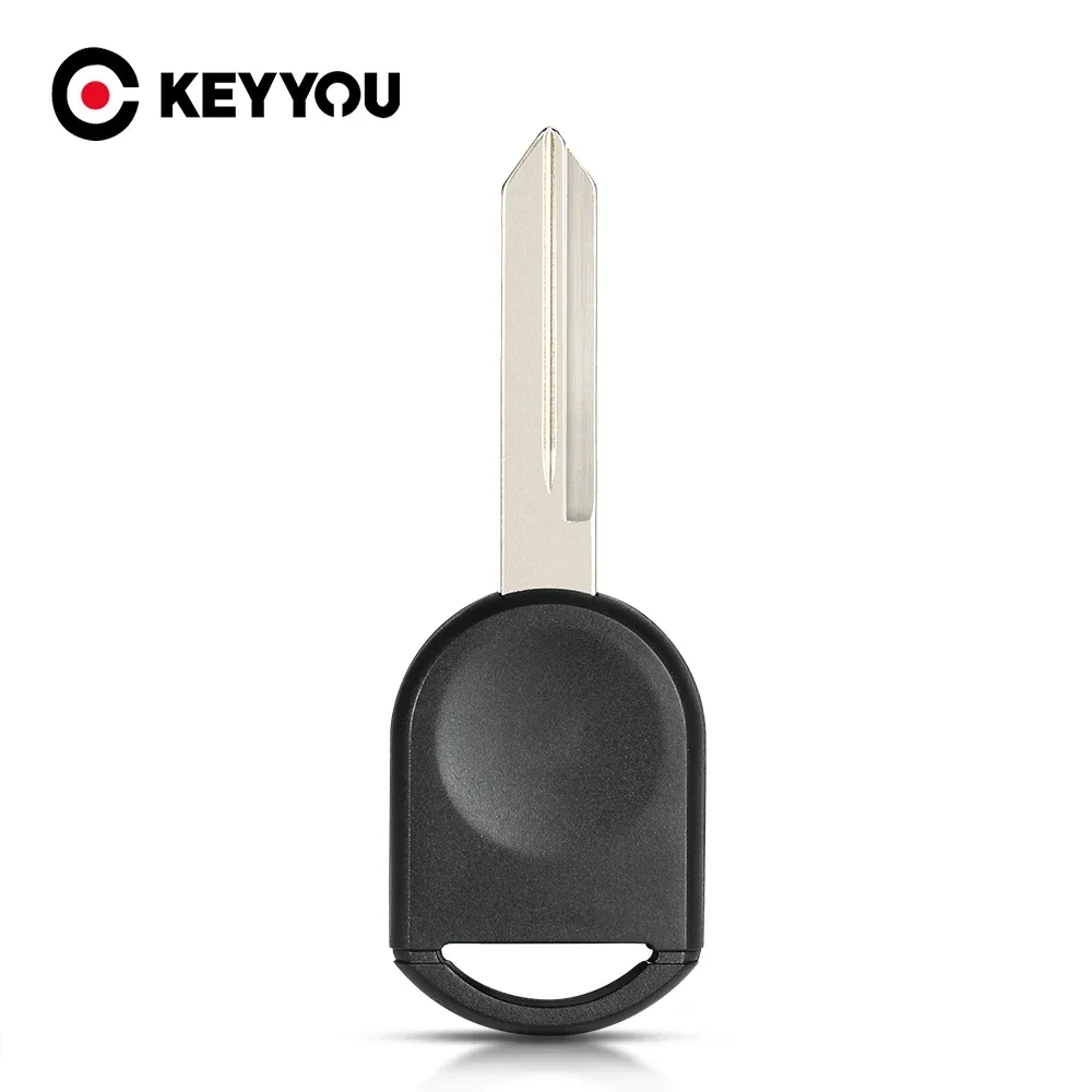 KEYYOU Transponder Key Shell Car Key Blanks Case For Ford C-Max F350 Escape Fiesta F150 Mustang FO38R Blank Key Blade