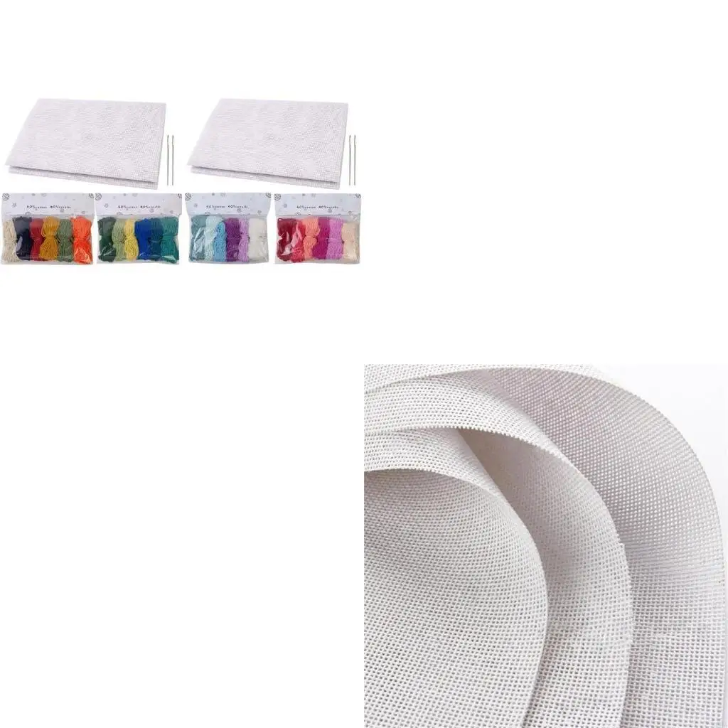 

R66A 14CT Needlepoint Canvas Mesh Sheets Needle Point Canvas for Embroidery Crafts