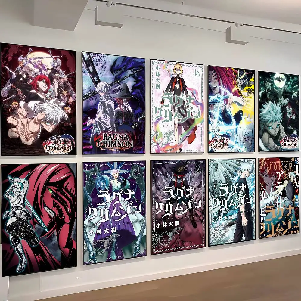 Póster sin marco de Fantasy Anime R-Ragna Crimson, regalo personalizado para amantes, decoración personalizable para el hogar