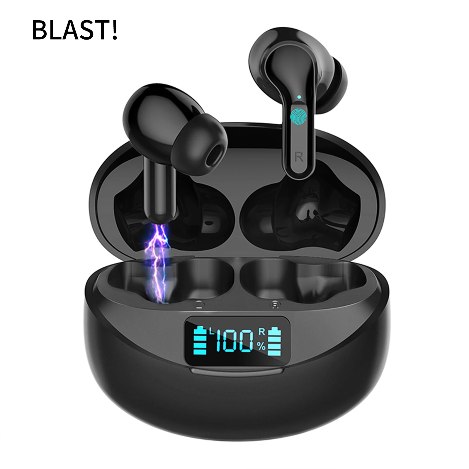 Newest Touch BLAST! i17 Ture Wireless Stereo Earphones Digital Display Touch BLAST! i17 TWS wireless headset 7 hours Earbuds