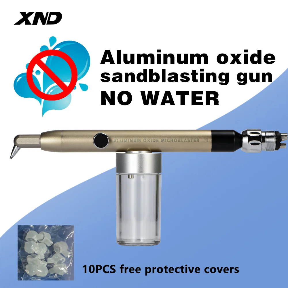 

XND Dental Aluminum Oxide sandblasting gun Micro Blaster Microetcher Technician Air Polisher Surface Roughening Tool 2/4 Holes