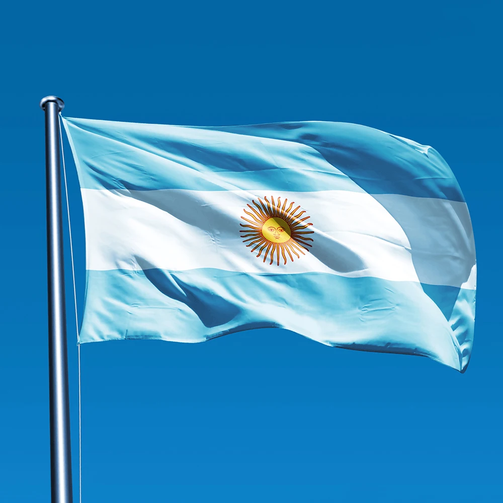 90X150cm Argentina Flag Hanging Polyester standard Flag Banner