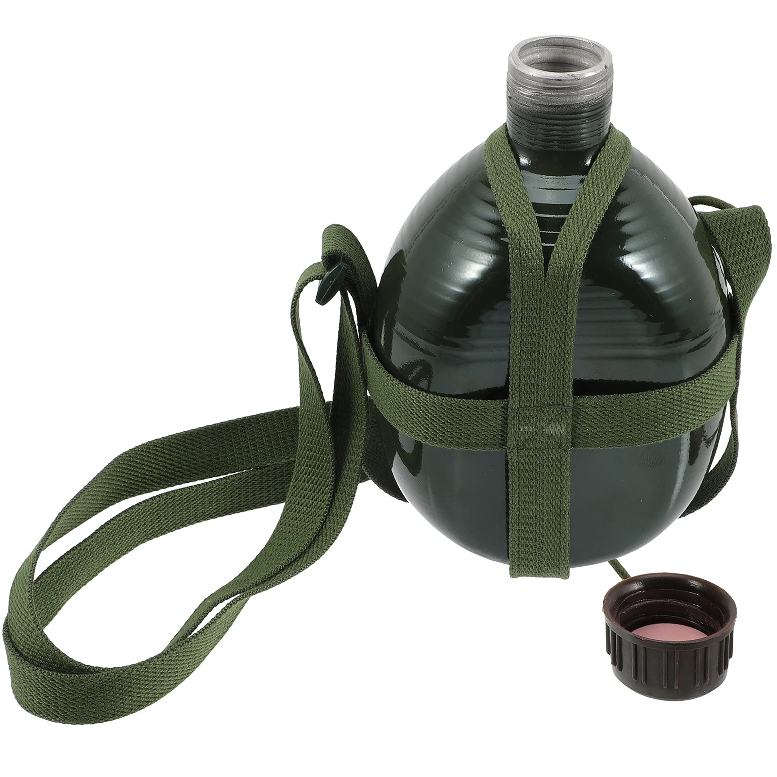 

Premium Military Style Camping Canteen 1.2L Leakproof Portable Water Bottle For Outdoor Hiking Survival Gear Lightweight Durable