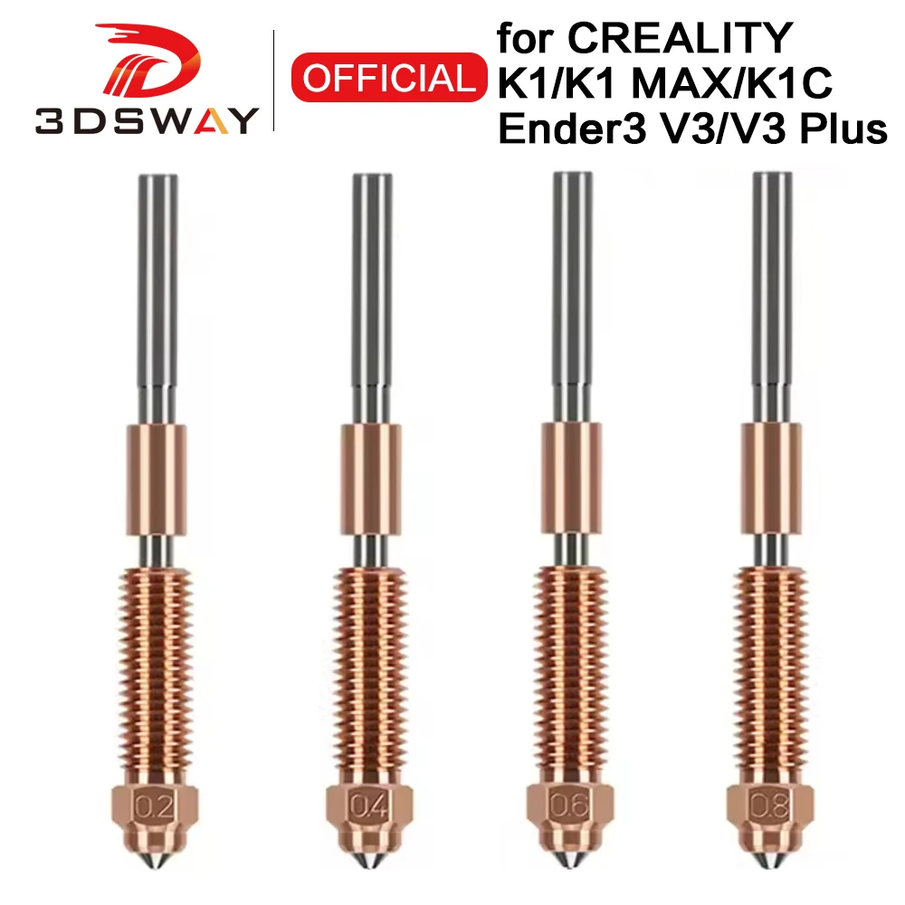 yZ[zCreality K1C/K1 Max/Ender-3 V3 jR[ NCbNXbv 0.4mm mYLbg vȎt ʈ AbvO[hꂽf