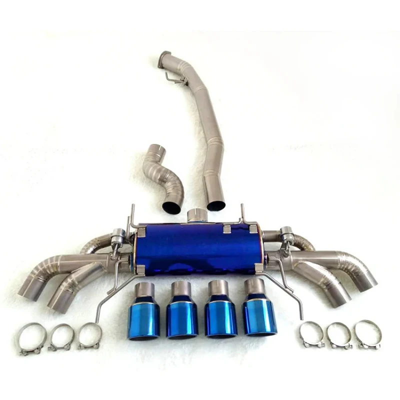 

Custom Full Titanium Racing Exhaust Muffler with Valve