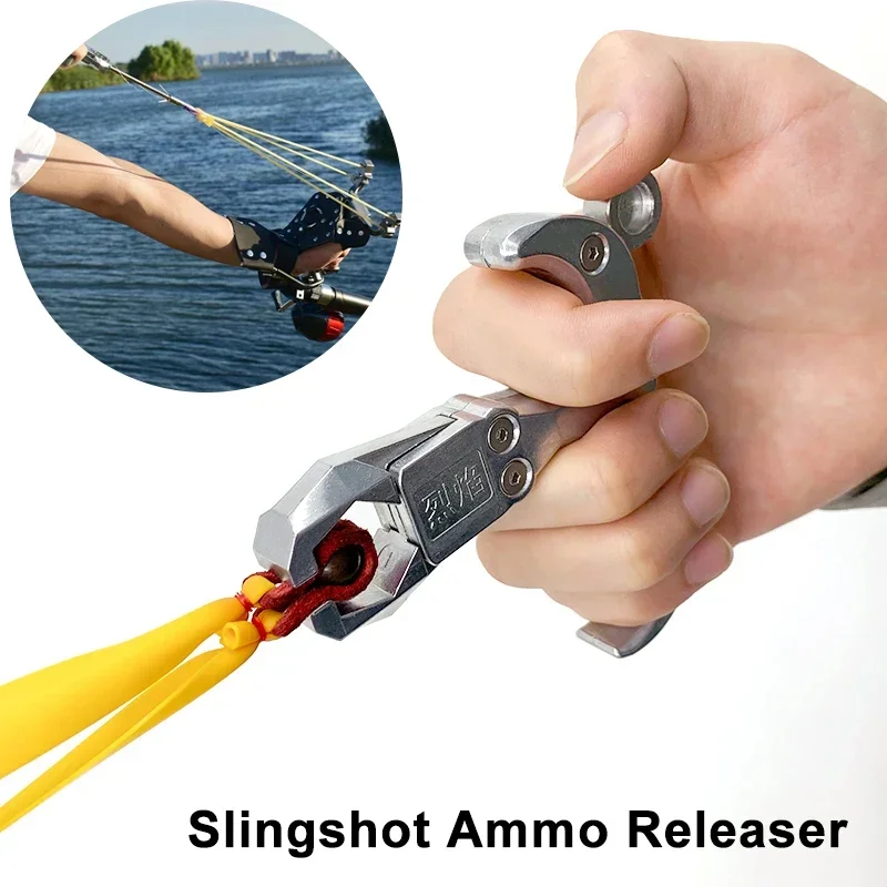

Professional Slingshot Special Mud Shot Steel Ball Releaser Outdoor Fish Shooting Slingshot Special Fish Dart Metal Releaser