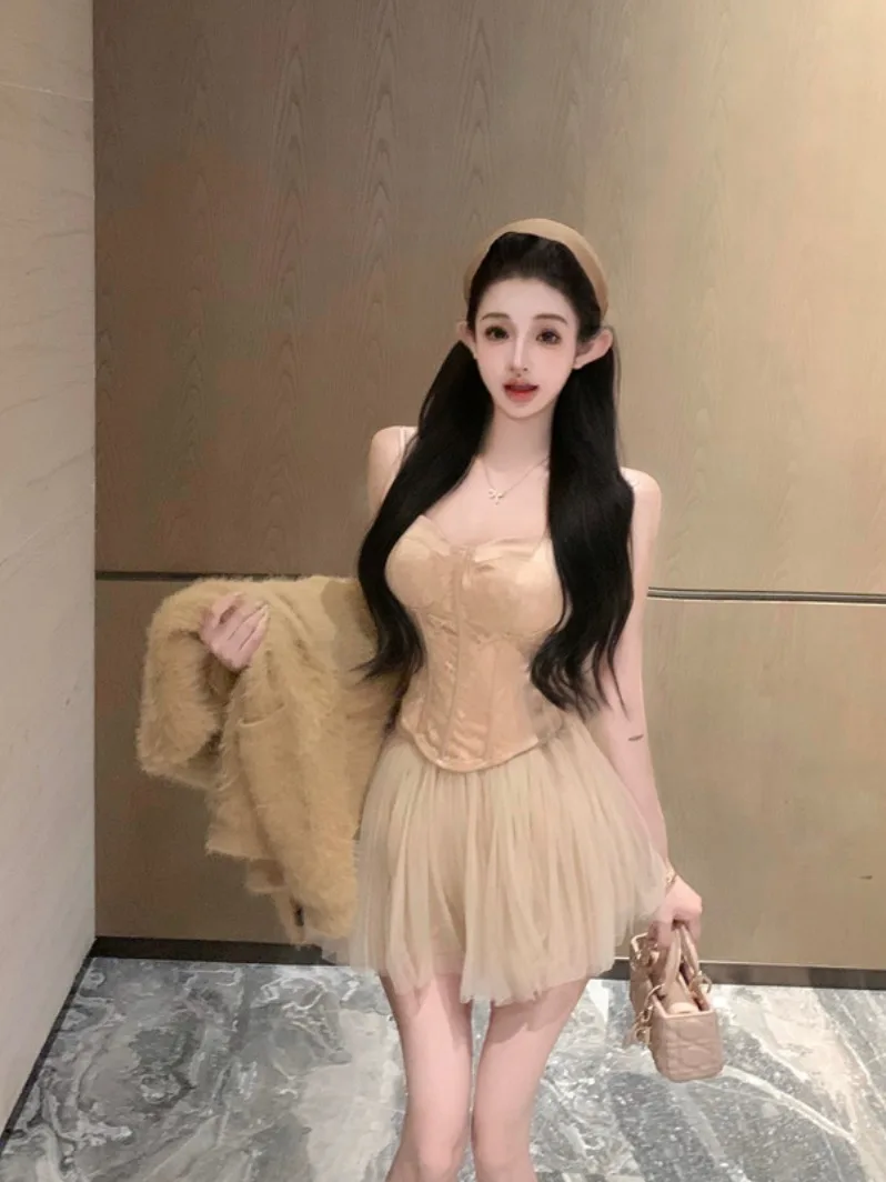

Faionable Fibone Strap Me f Комплект юбки, женский комплект из двух предметов на молнии из полиэстера, осеннее новое поступление