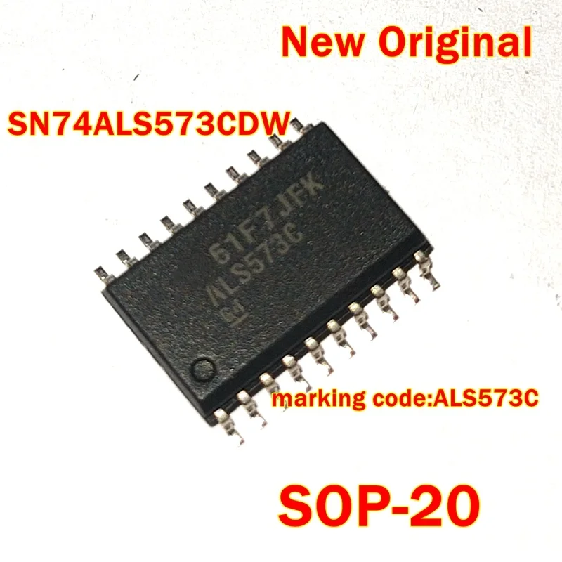 

SN74ALS573CDWR SN74ALS573CDW SOP-20 New Original marking code:ALS573C OCTAL D-TYPE TRANSPARENT LATCHES WITH 3-STATE OUTPUTS