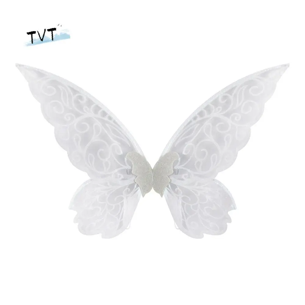 

Fairy Costume Colorful Butterfly Fairy Wings Sparkle Organza Princess Butterfly Wing Handmade Cosplay Wings Party Favor