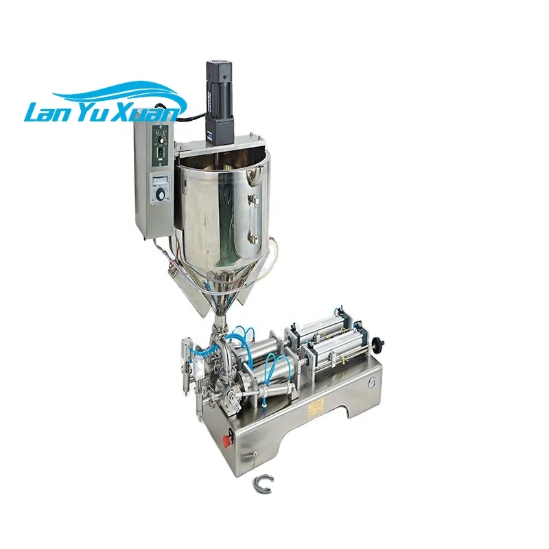 

Duoqi G1WTD-HM Customized Filling Machine Thick Paste Liquid Adjuster With Mixer Heater Hopper Beverage Chemical Applications