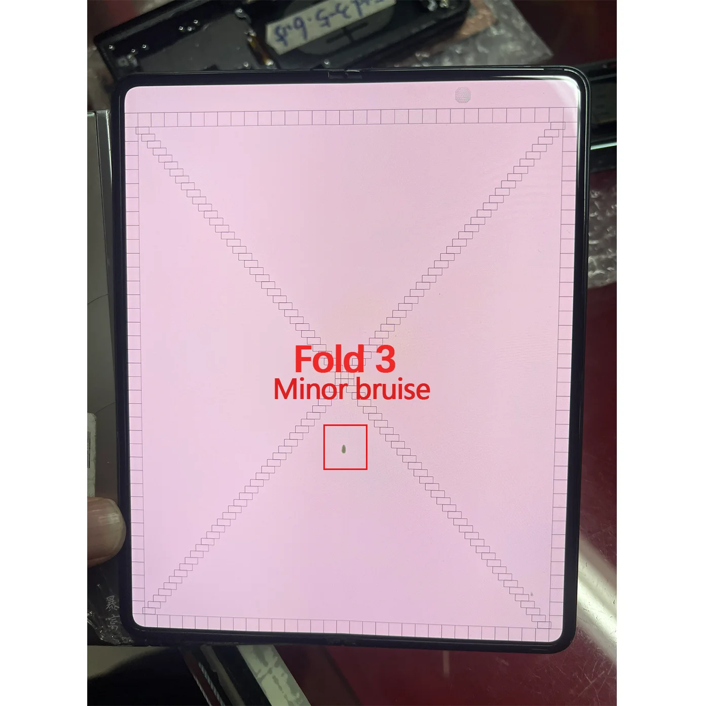 AMOLED has defect point For Samsung Z Fold 3  Display Screen Touch Screen With Frame Digitizer Assembly