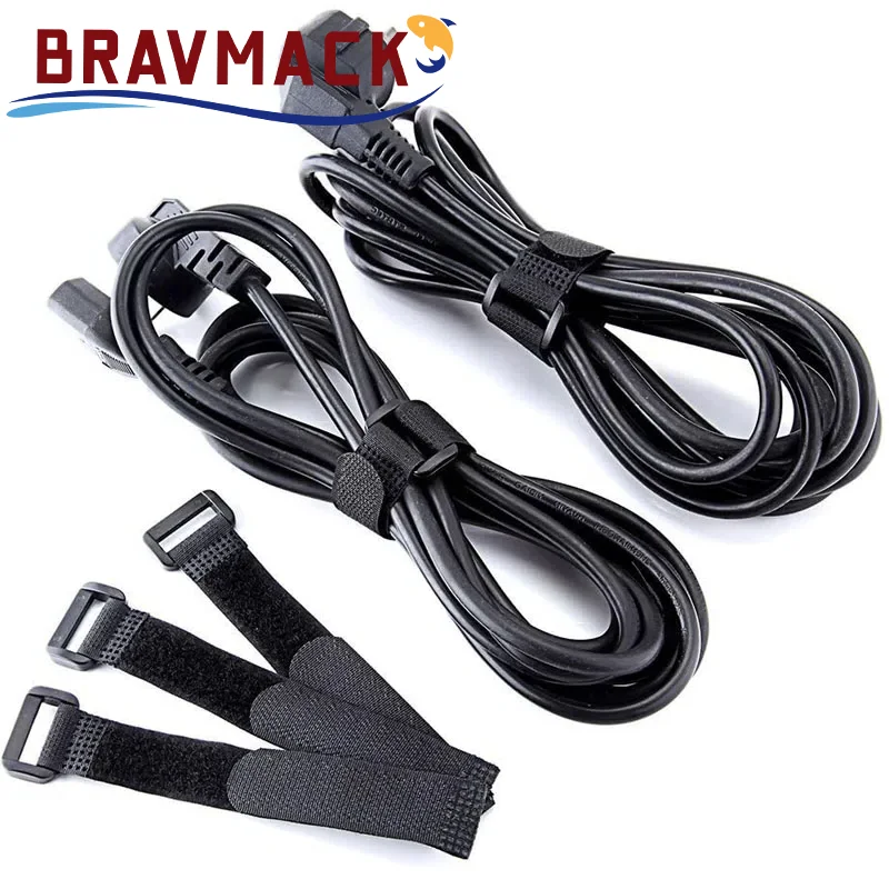 10pcs nylon Cable Ties Reusable Hook and Loop Strap for Organizing Wires and Cords - Secure and Convenient Fastening Solution view 6