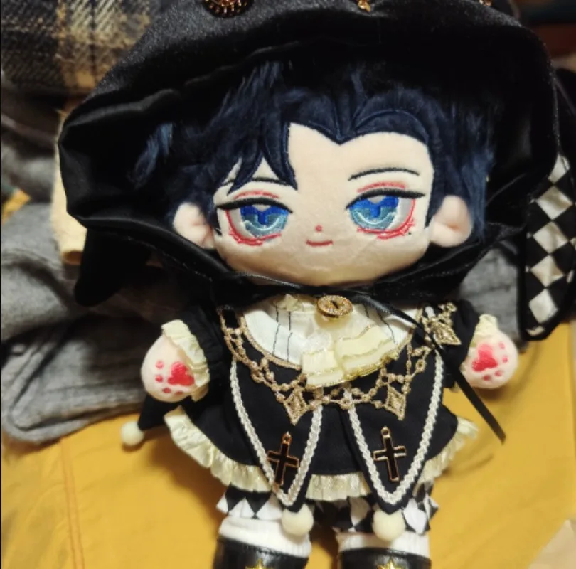 

Плюшевая кукла Кларенс из аниме, хлопковая кукла для переодевания, косплей-одежда с плюшевыми ушками-скелетами, игрушки для детей, рождественские подарки, 20 см
