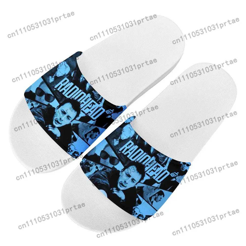 Radiohead Rock Band Music Singer Home Clog Mens Women Youth Boy Girl Sandals Shoes Tang Garden Custom Made Breathable Shoe Beach