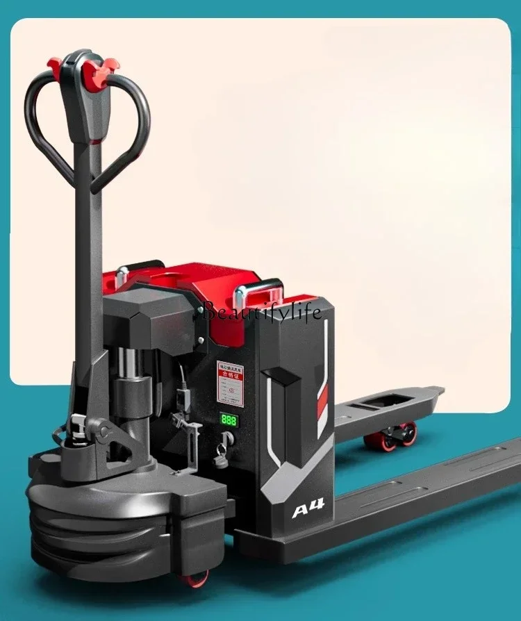 

56Electric forklift 3 tons all-electric pallet handling warehouse hydraulic loading and unloading truck