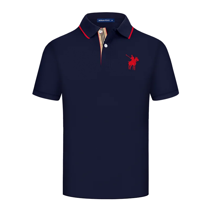 

Men's POLO shirt, fashionable and casual T-shirt, personalized short summer clothing, short sleeves