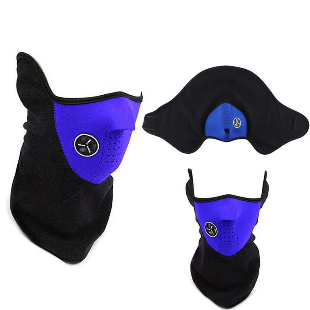 

3Pcs Windproof Face Mask 3D Breathable Warm Ear Covering Motorcycle Mask Outdoor Riding Sports Climbing Cycling