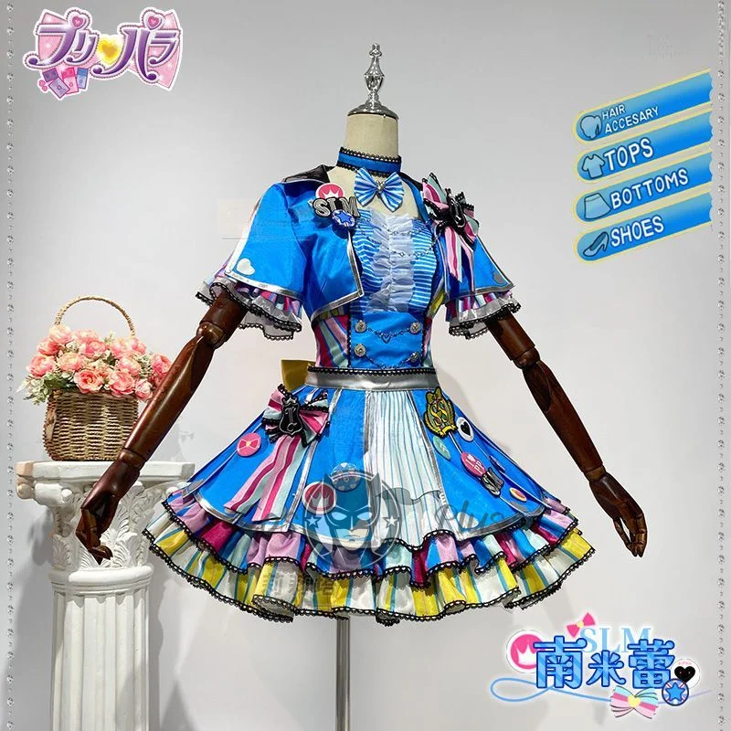 

Anime Pripara Manaka Laala Game Suit Sweet Lovely Uniform Cosplay Costume Halloween Party Role Play Outfit Women