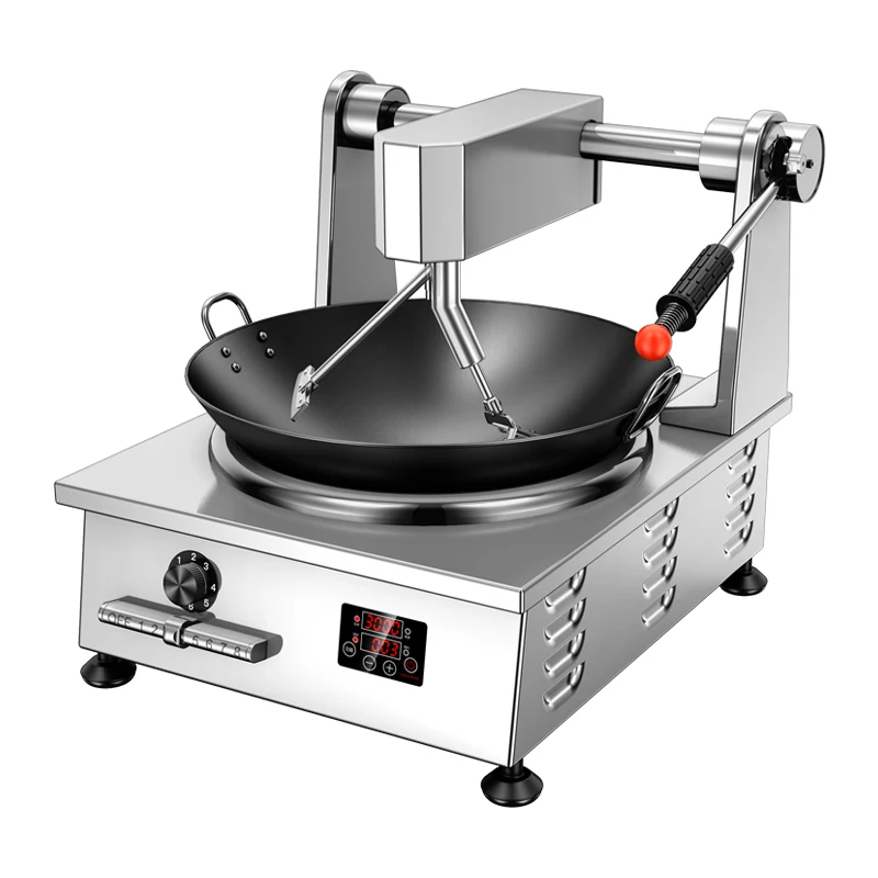 Commercial Multi Electric Kitchen Food Automatic Stir Fry Cooking Wok Restaurant Machine Intelligent Stirring Pan Equipment
