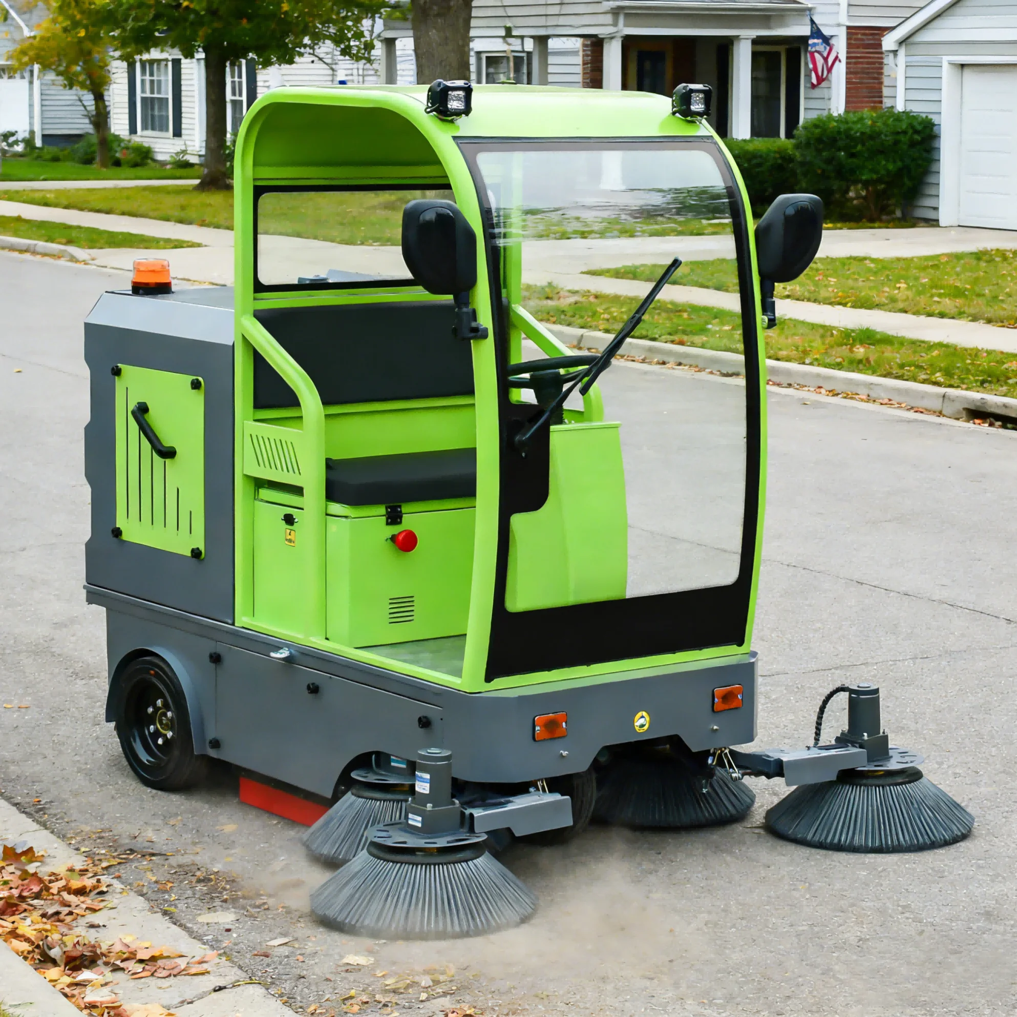 Customized Small Electric Road Sweeper Car High Quality Ride-on Street Sweeper For Tourist Attraction & Resort