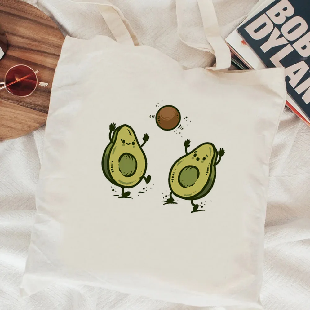 Avocado shopping bag bolso canvas jute bag bolsas de tela recycle bag bag boodschappentas cloth net woven sac tissu