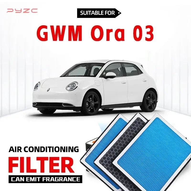 For GWM Ora 03 Cabin Filter Air Filter Activated Carbon Air Conditioning Filter with Fragrance to Purify Car Cabin Air
