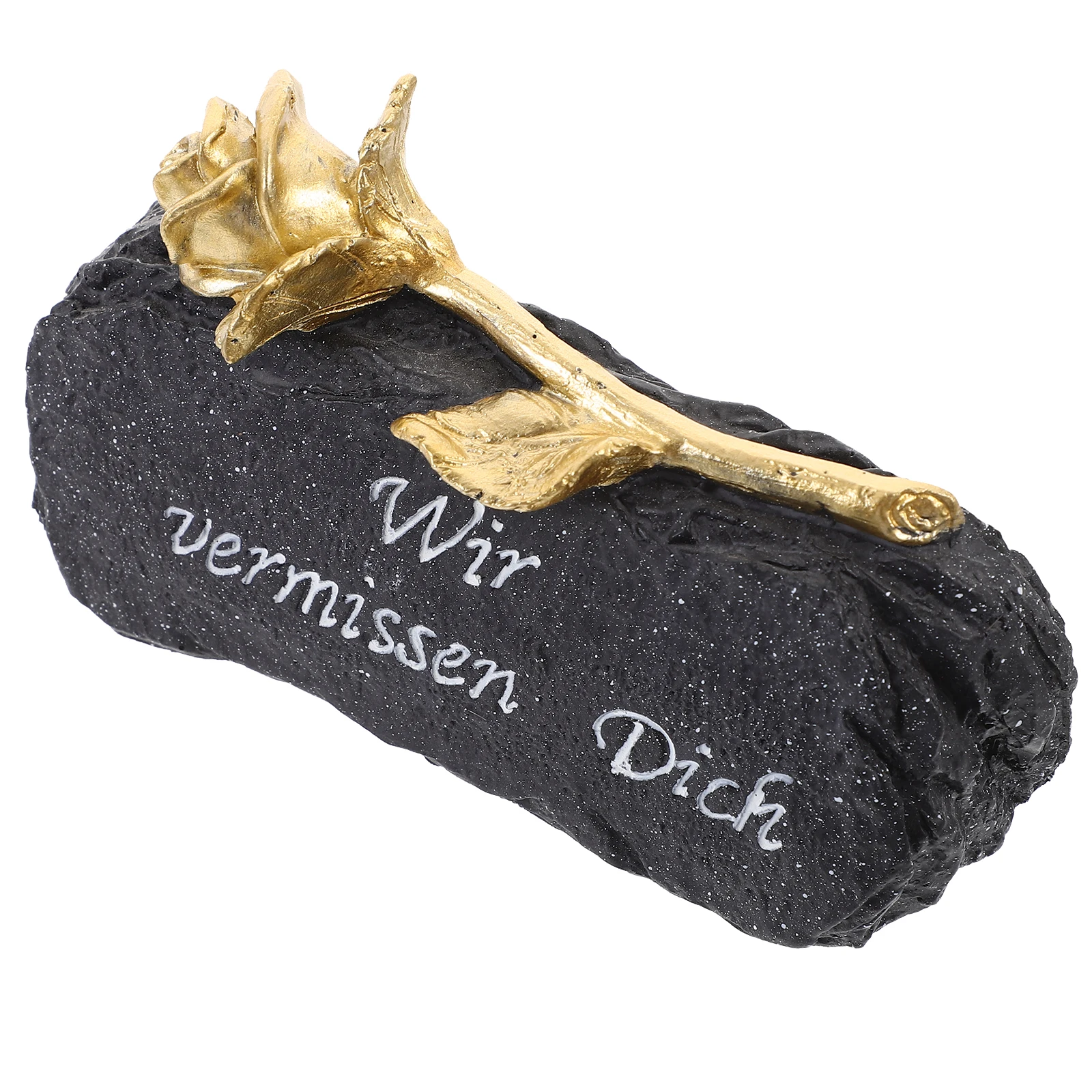 

Cemetery Decorations Deceased Relatives Memorial Sculpture Resin Craft Tombstone Garden Lawn Commemorate Durability