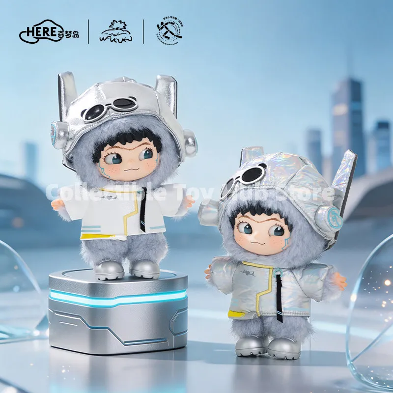In Stock Wakuku World Humanoid Robot Games Vinyl Plush Pendant Modish Iridescent Zhibao Cute Collectible Plush Doll Keychain Toy