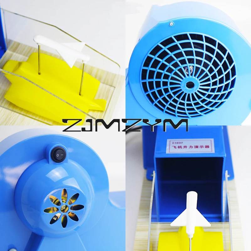 Aircraft Lift Principle Demonstrator Wing Lift Model Simulation Type Gas Convection Junior Physics Experiment Teaching Instrumen