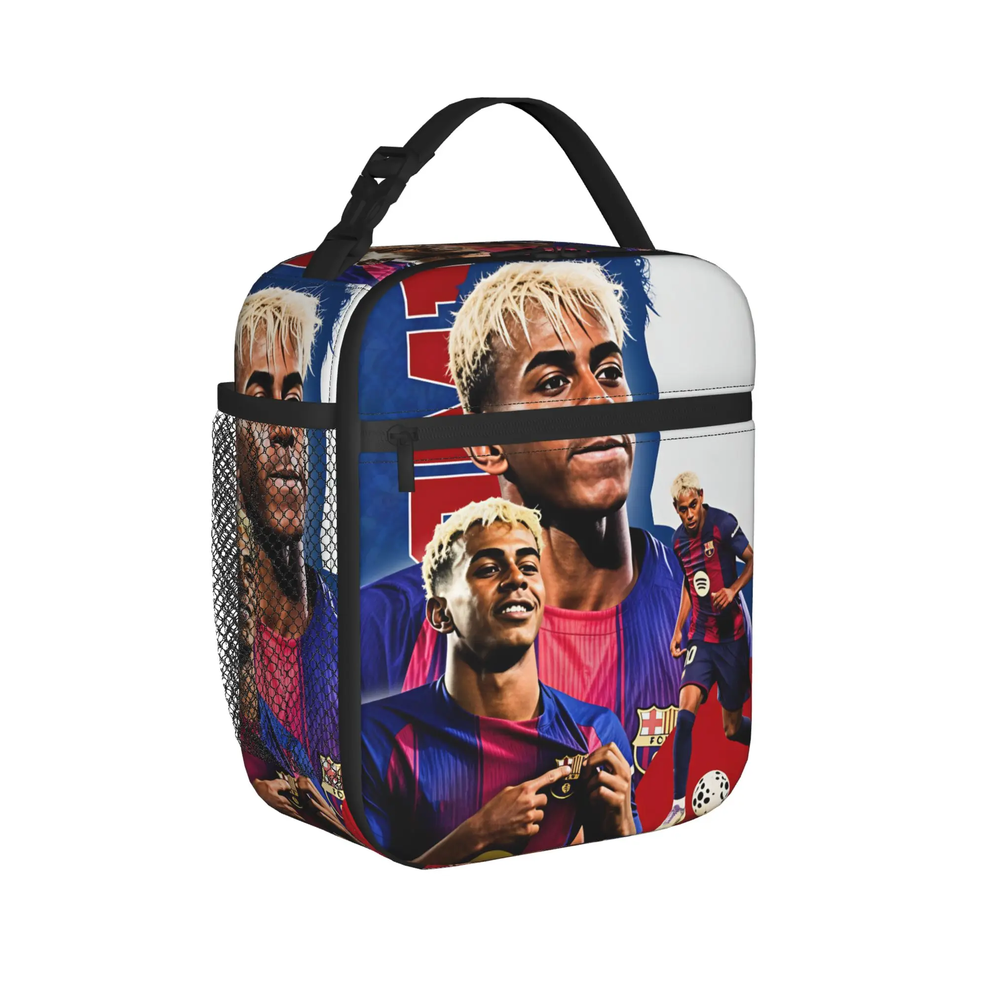 Lamined Y-Yamal Lunch Bag  Portable Zipper Lunch Box Women Outdoor Picnic Print Cooler Bag Kawaii Oxford Thermal Lunch Bags